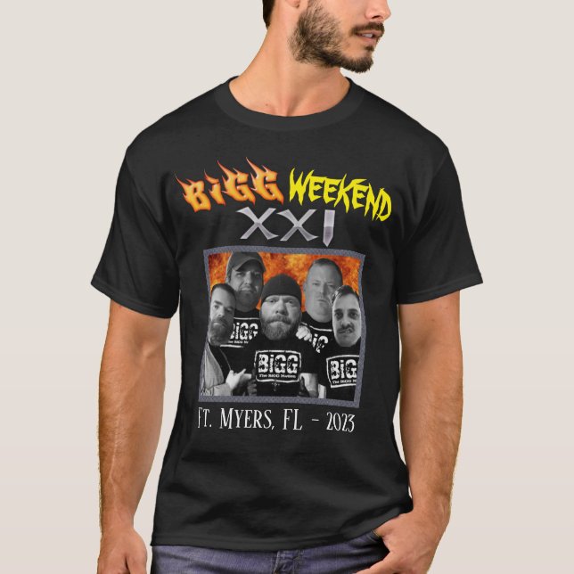 Fin de semaine BiGG XXI T-shirt (Devant)
