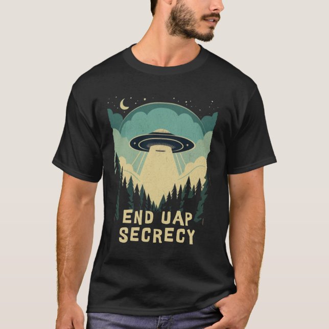 Fin du secret UPA #EndUAPSecrécy t-shirt (Devant)