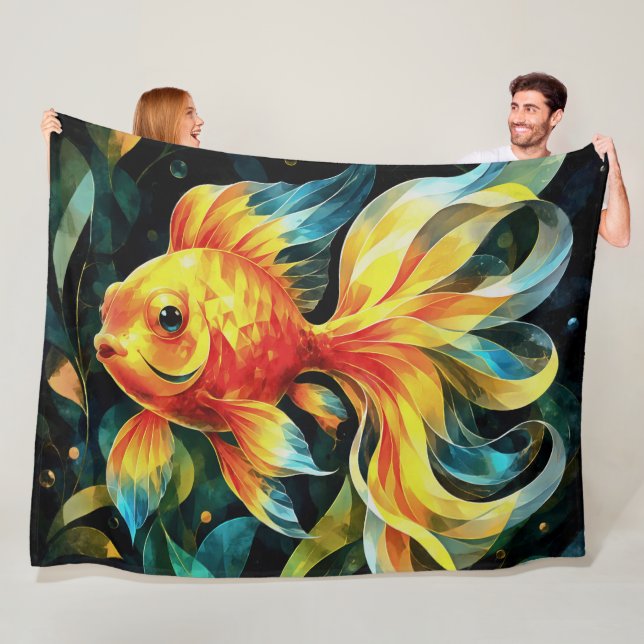 Fin-Tastic Fantasy Fleece Blanket (In Situ)