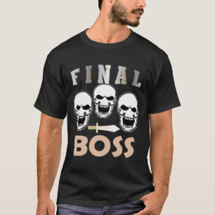 Final Boss Funny Tough As A Rock Wrestlin T-Shirt- T-Shirt