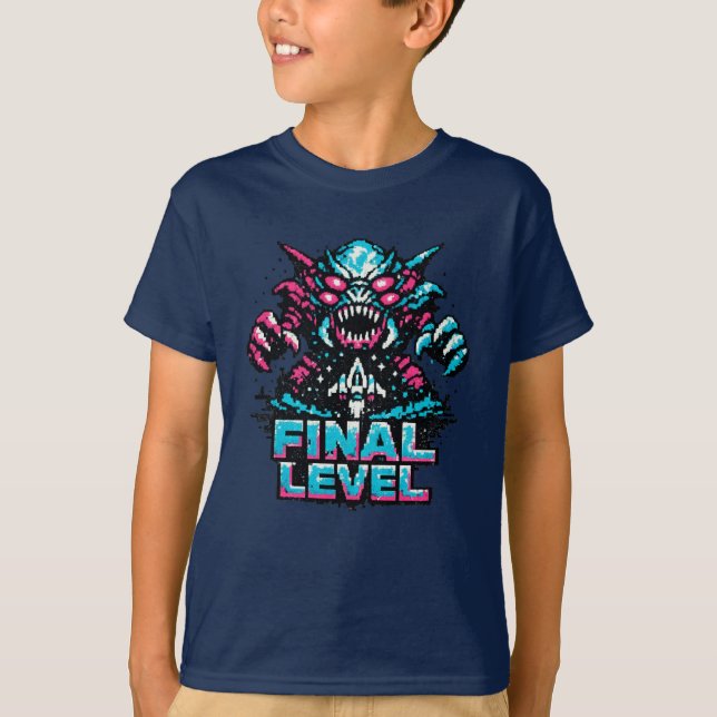 Final Boss Level Arcade  T-Shirt (Front)
