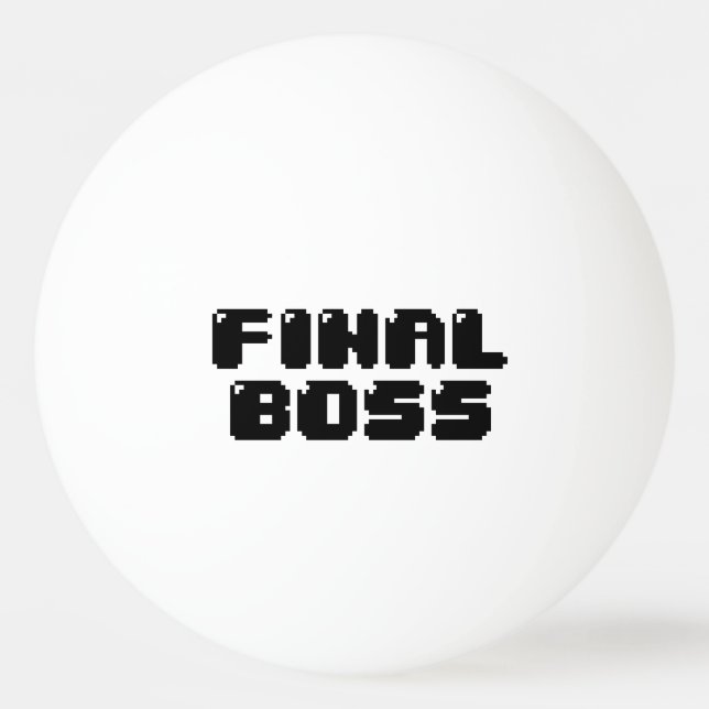FINAL BOSS PING PONG BALL (Front)