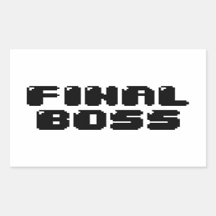 FINAL BOSS STICKER
