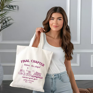 Final Chapter Before the Chapel Book Bachelorette  Tote Bag