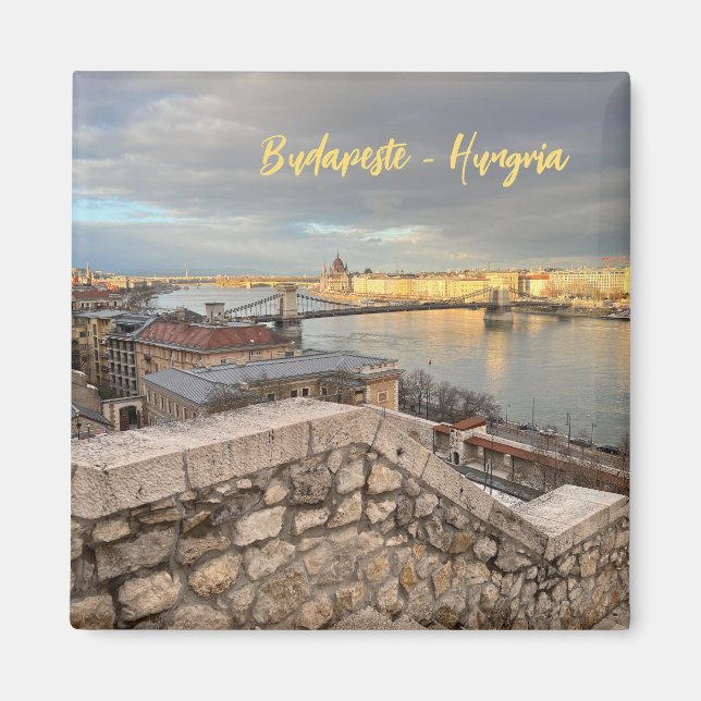 Final de tarde em Budapeste - Hungria Magnet (Front)