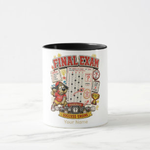 Final Exam Success Pending Personalized Funny Stud Mug