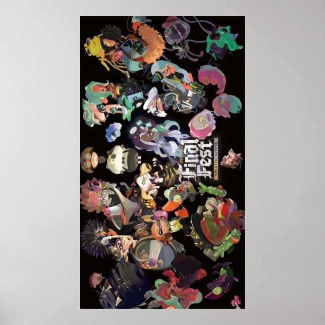 Final Fest Splatoon 2 Splatocalypse Poster (Front)