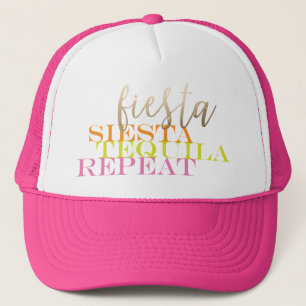 Final Fiesta Bachelorette Favour Customizable Trucker Hat