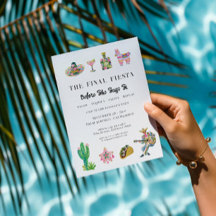 Final Fiesta Bachelorette Invitation