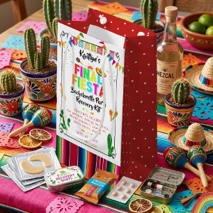 Final Fiesta Bachelorette Party Recovery Kit Small Gift Bag