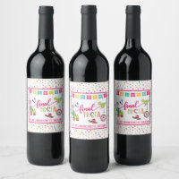 Final Fiesta Bachelorette Party (WH) Wine Label
