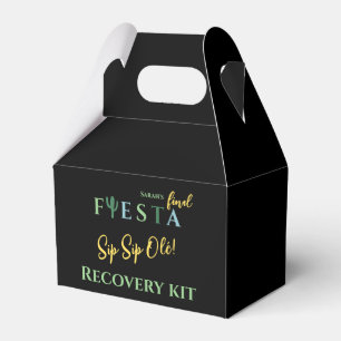 Final Fiesta Bachelorette Recovery Kit Favor Box
