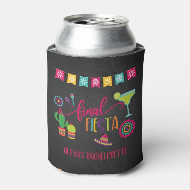 Final Fiesta Can Cooler - BLK (Can Front)