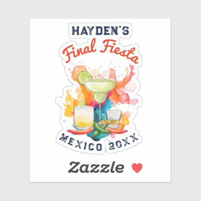 Final Fiesta Hangover Kit Mexico Margaritas (Sheet)
