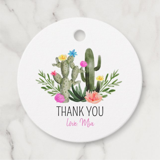 Final Fiesta Personalized Gift Tag (Front)