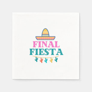 Final Fiesta Sombrero Napkin