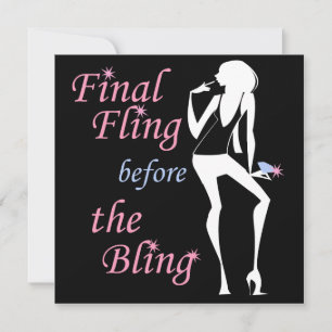 Final Fling before the Bling Invitation