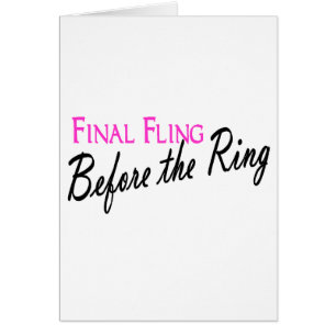 Final Fling Before The Ring
