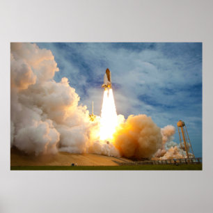 Final Mission Launch of the Space Shuttle Poster