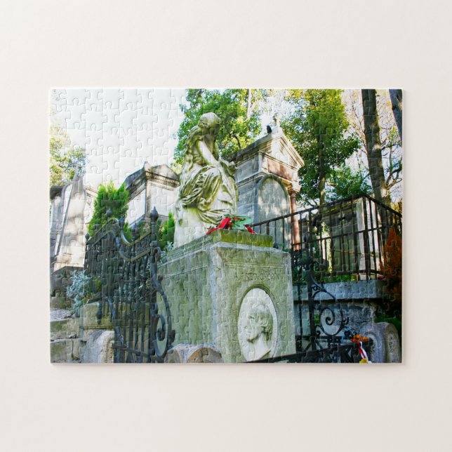 Final Resting Place Chopin Paris. Jigsaw Puzzle (Horizontal)