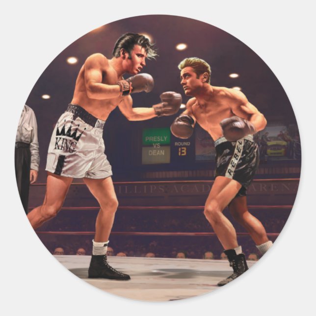 Final Round Classic Round Sticker (Front)