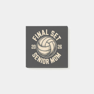 Final Set Senior Mom 2026 Graduation Volleyball Post-it Notes