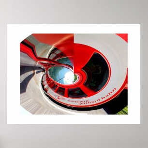 Final Swiss train journey art Poster