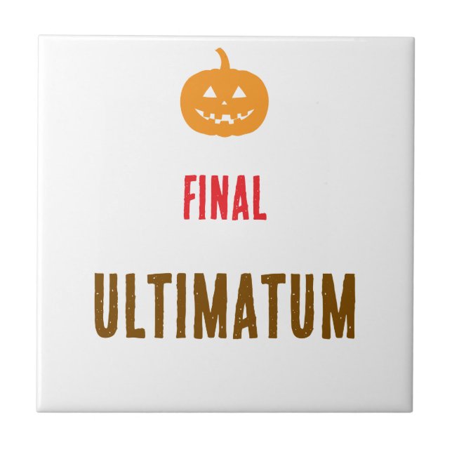 Final ultimatum text  tile (Front)
