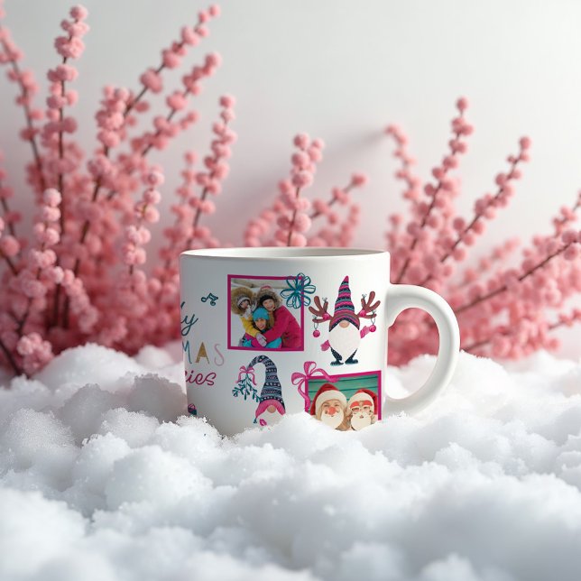 Finally Christmas With My Gnomies Fun Four photo  Coffee Mug (Finally Christmas With My Gnomies Fun Four photo Coffee Mug)