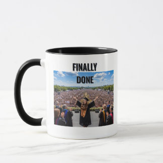 Finally Done Graduation Mug | Funny Class of 2026