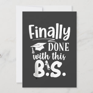 Finally done with this BS Funny graduation 2025 Announcement