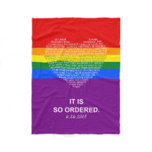 Finally Equal Fleece Blanket