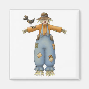Finally Fall · Scarecrows Magnet