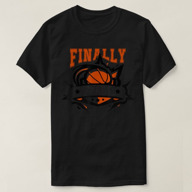 FINALly Four College March Basketball Madness Brac T-Shirt (Design Front)