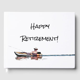 Finally Free to Fish, Happy Retirement Guest Book