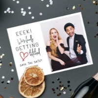 Finally Getting Hitched Wedding Save The Date