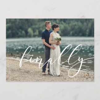 Finally Getting Married | Save the Date Invitation