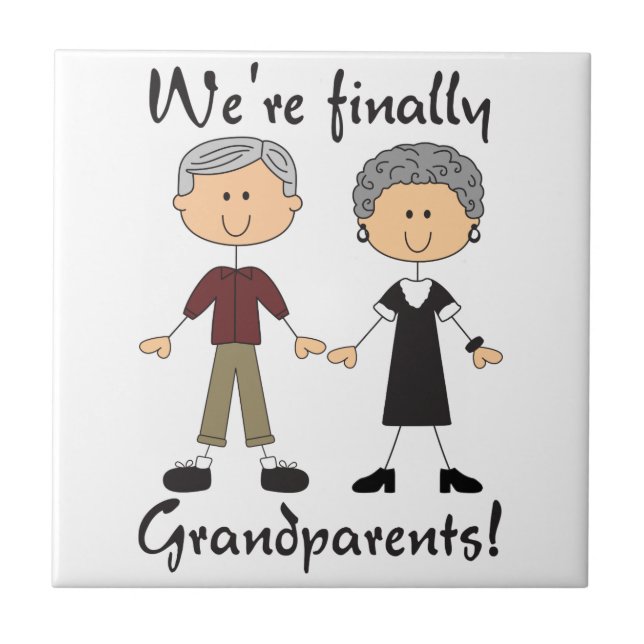 Finally Grandparents Tile (Front)