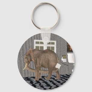 Finally Housebroken Keychain