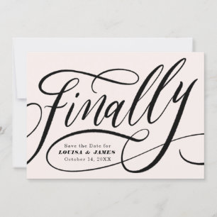 Finally Postponed Change the Date Save the Date Invitation