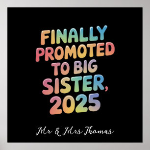  Finally Promoted to Big Sister 2025 Adorable Poster
