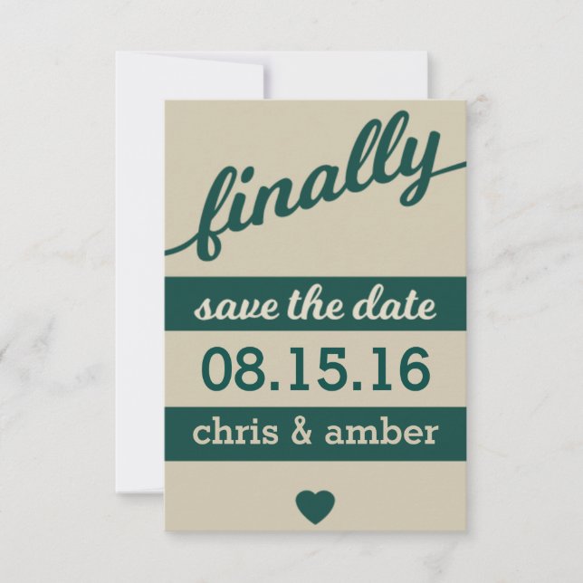 Finally ! Save the Date (Front)