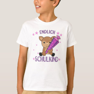Finally Schoolkind Deer School Bag School T-Shirt