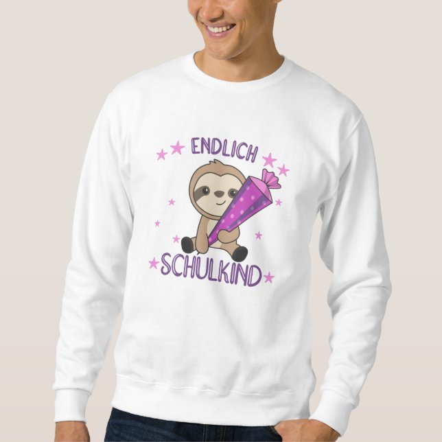 Finally Schoolkind Fault School Bag Enrolment Sweatshirt (Front)