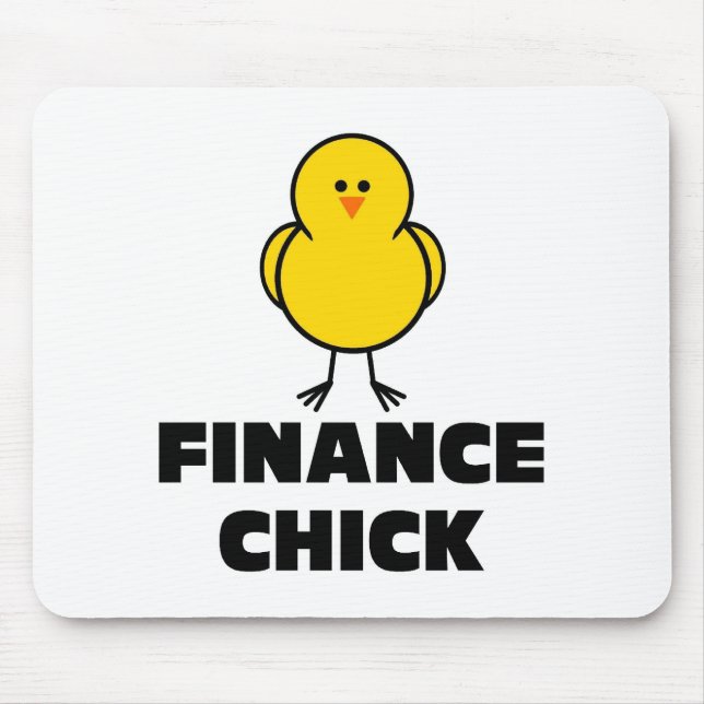 Finance Chick Mouse Pad (Front)