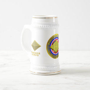 Finance Corps Veteran Beer Stein