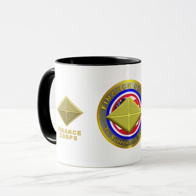 Finance Corps Veteran  Mug (Front Left)
