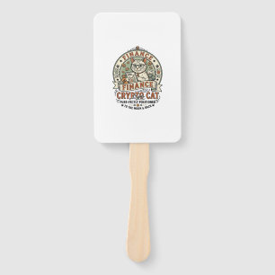Finance Crypto Cat Finance Crypto Cat Vintage Vect Hand Fan