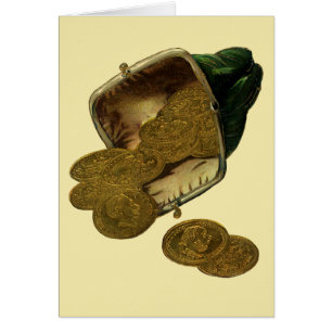 Finance d'entreprise vintage, monnaie de pièce d'o
