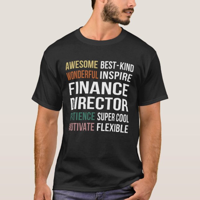 Finance Director  Appreciation T-Shirt (Front)